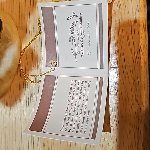 Emmett Kelly Jr. Collection Clown playing the Violin Porcelain figurine Flambro - Picture 4 of 7